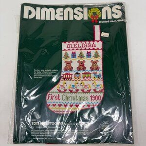 Dimensions Toys Baby Stocking Counted Cross Stitch 7½" Lucy Rigg #8306